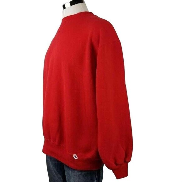 Vintage 90’s Russell Athletic Men’s Red Crewneck Sweatshirt XXL Made USA - Picture 3 of 6